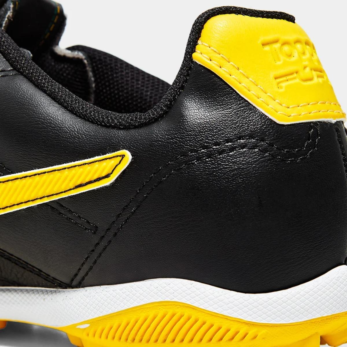 Chuteira Society Topper Furia Unissex - Preto e Amarelo Preto/Amarelo 8