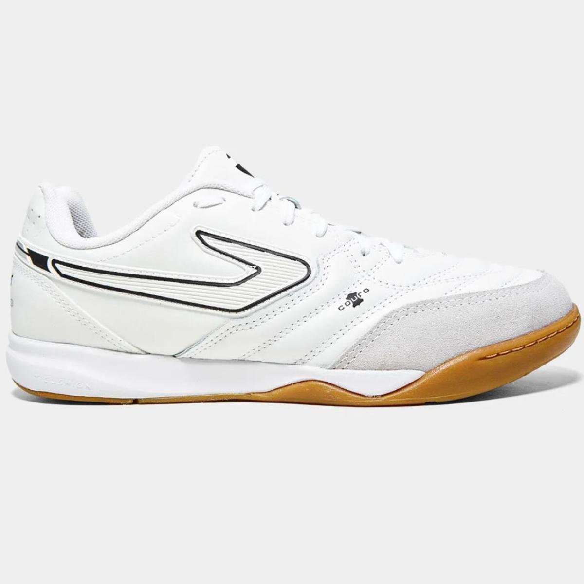 Chuteira Futsal Topper Maestro PRO V Unissex - Branco Branco 2