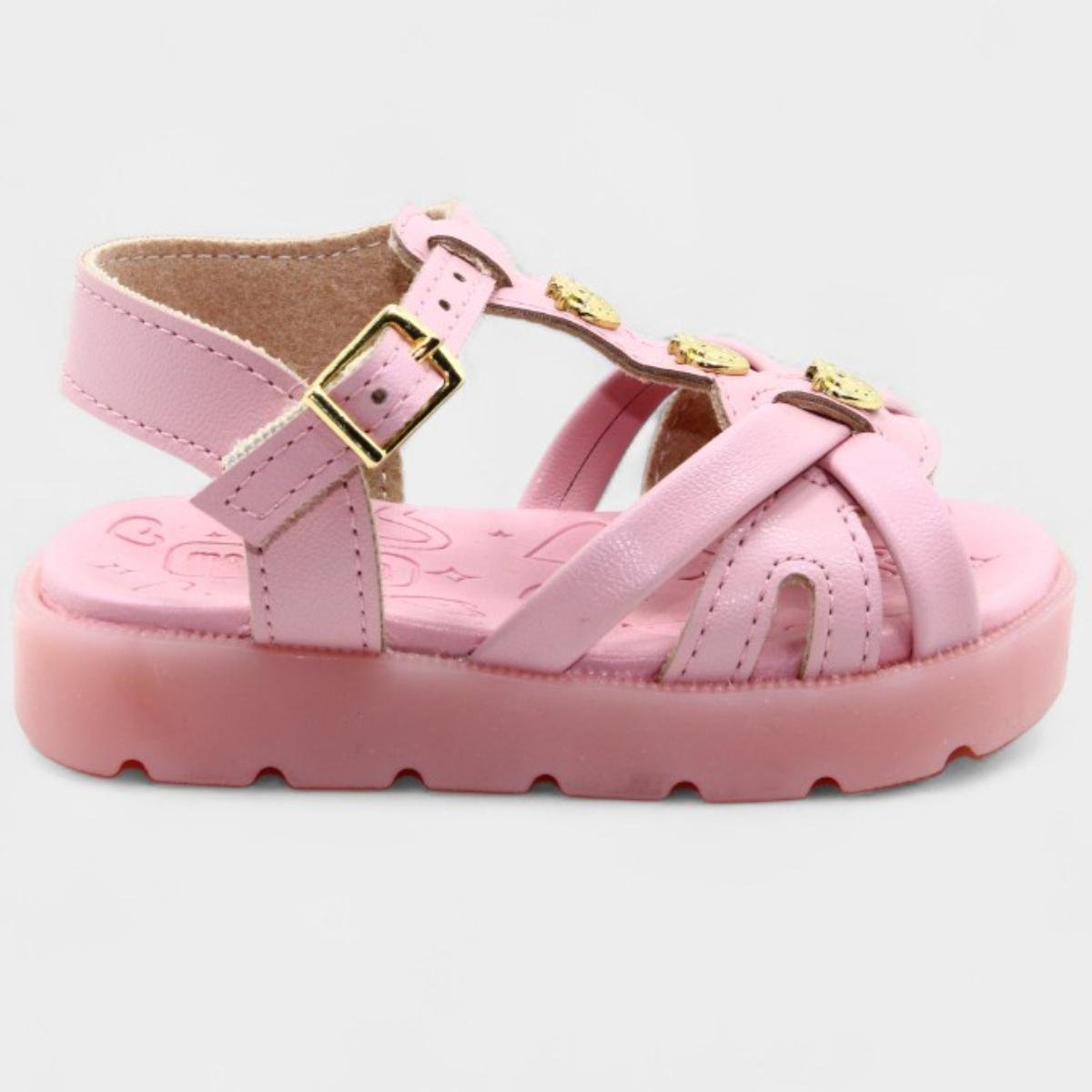 Papete Infantil Molekinha Apliques Menina - Rosa Claro Rosa Claro 2