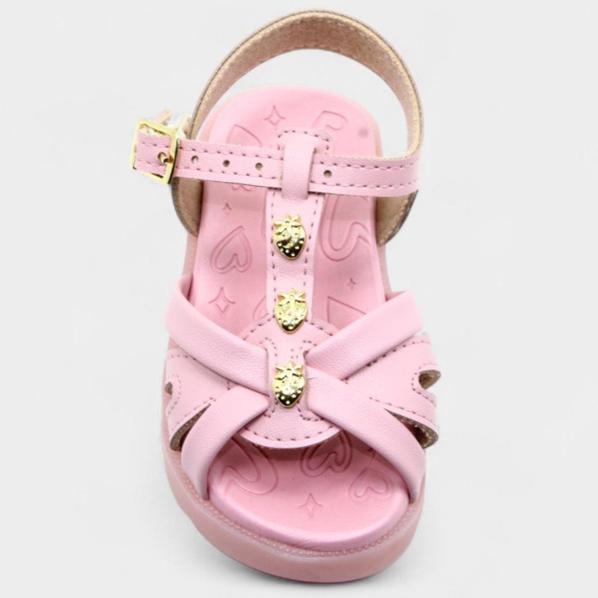 Papete Infantil Molekinha Apliques Menina - Rosa Claro Rosa Claro 3