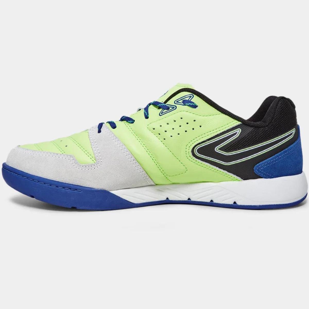 Chuteira Futsal Topper Dominator Pro V Unissex - Verde e Preto Verde/Preto 3