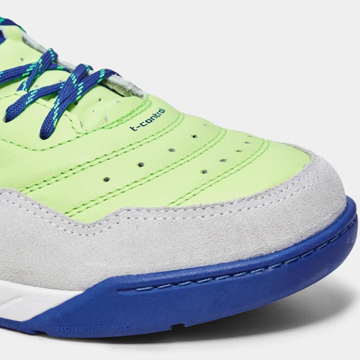 Chuteira Futsal Topper Dominator Pro V Unissex - Verde e Preto Verde/Preto 4