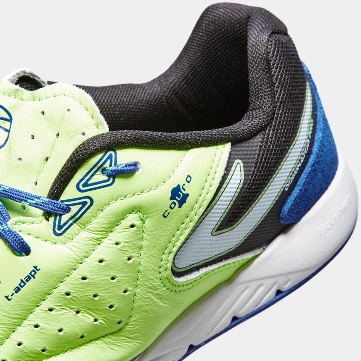 Chuteira Futsal Topper Dominator Pro V Unissex - Verde e Preto Verde/Preto 5