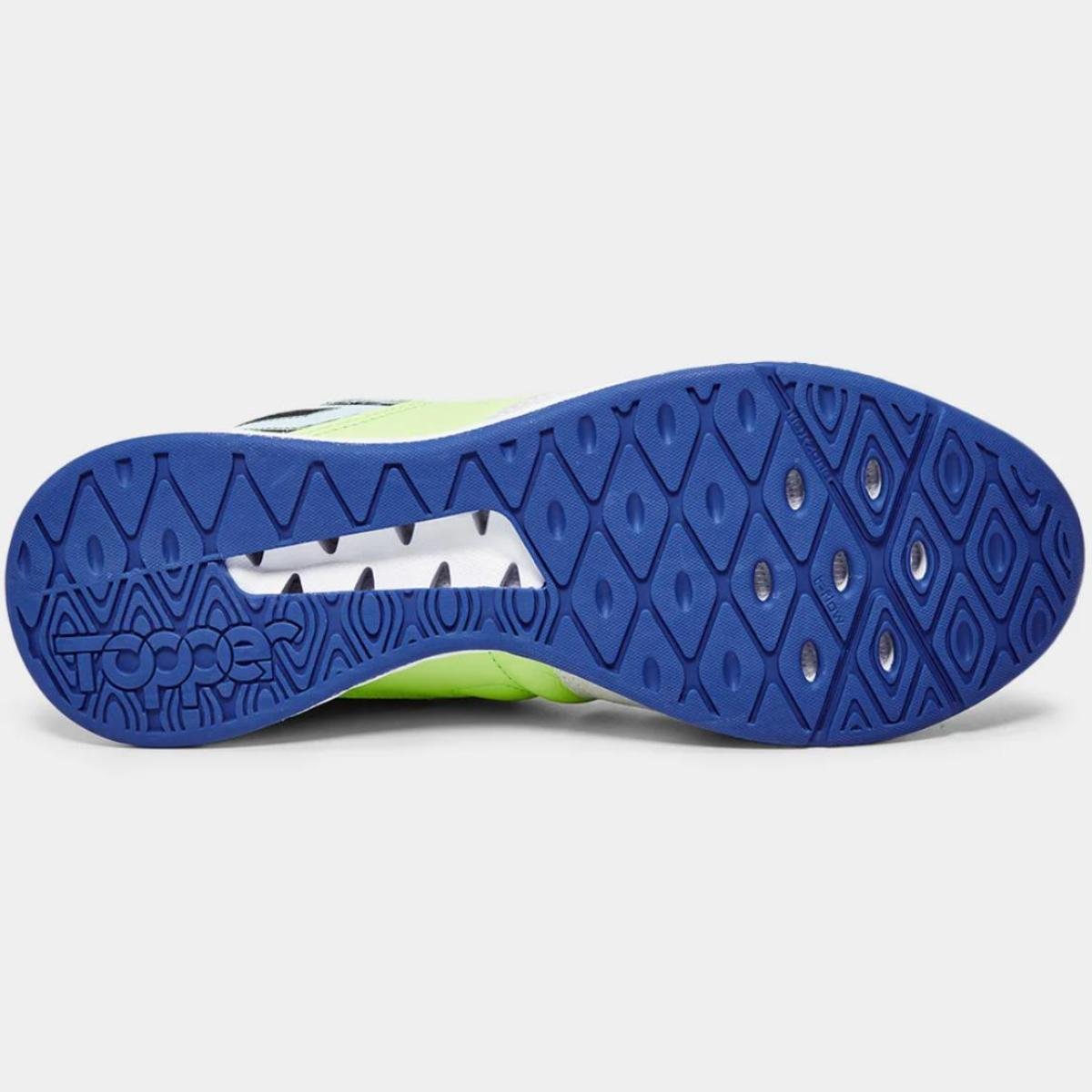 Chuteira Futsal Topper Dominator Pro V Unissex - Verde e Preto Verde/Preto 8