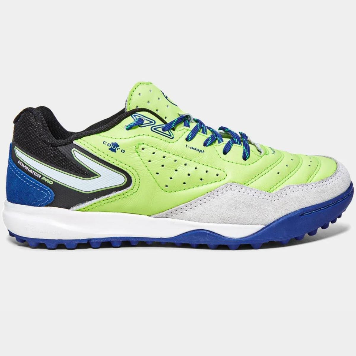 Chuteira Society Topper Dominator Pro V Unissex - Verde e Preto Verde/Preto 2