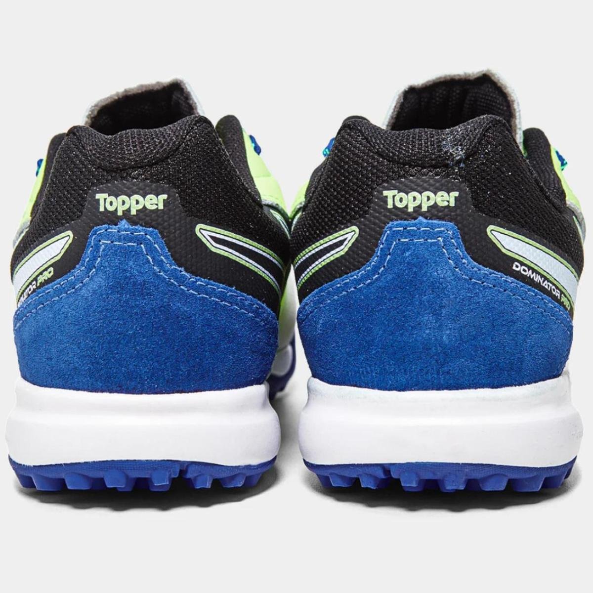 Chuteira Society Topper Dominator Pro V Unissex - Verde e Preto Verde/Preto 8