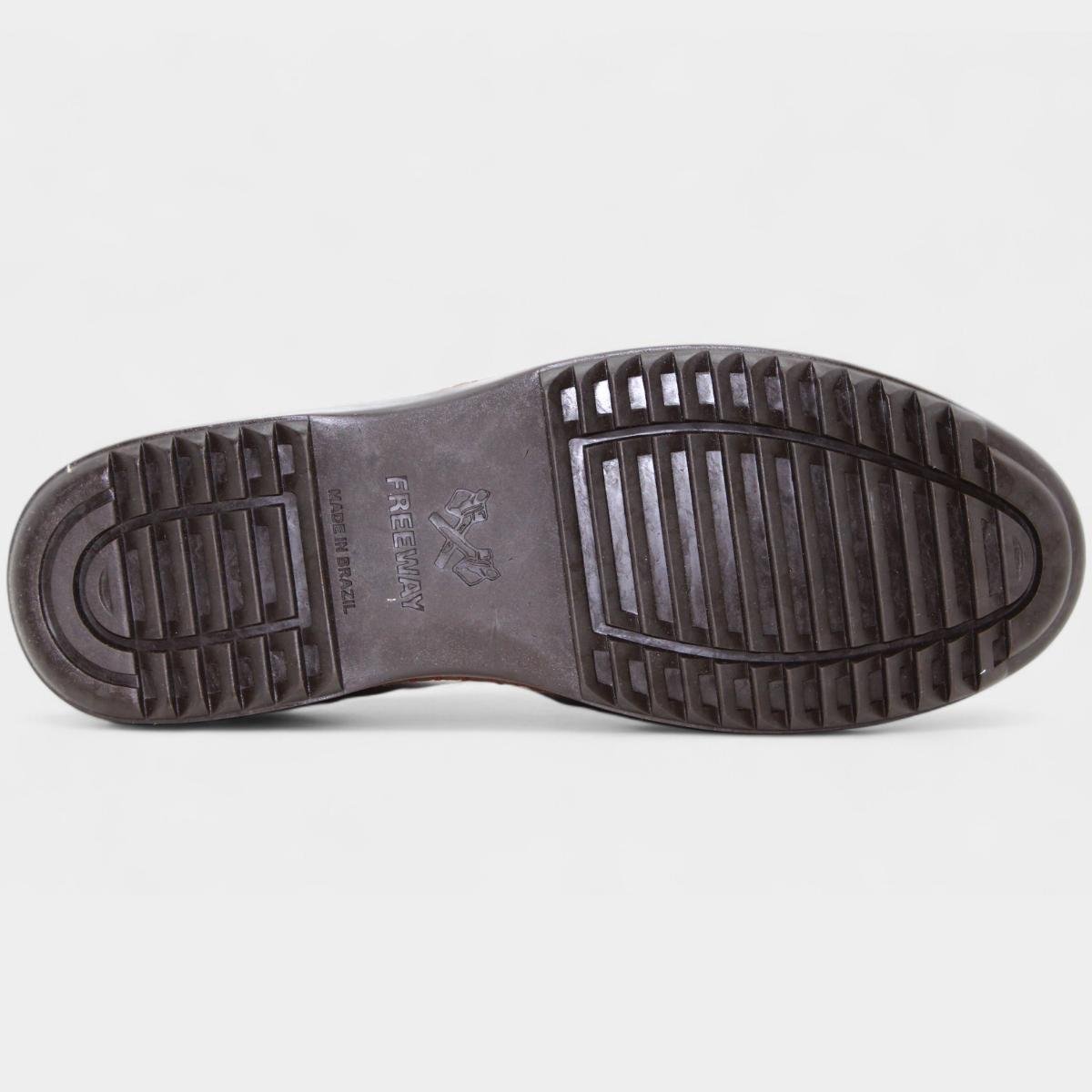 Mocassim Couro Freeway Logan X Masculino - Bege Bege 5