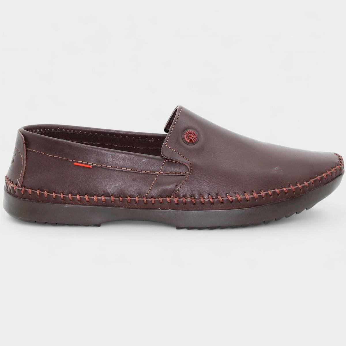 Mocassim Couro Freeway Logan X Masculino - Marrom Escuro Marrom Escuro 2