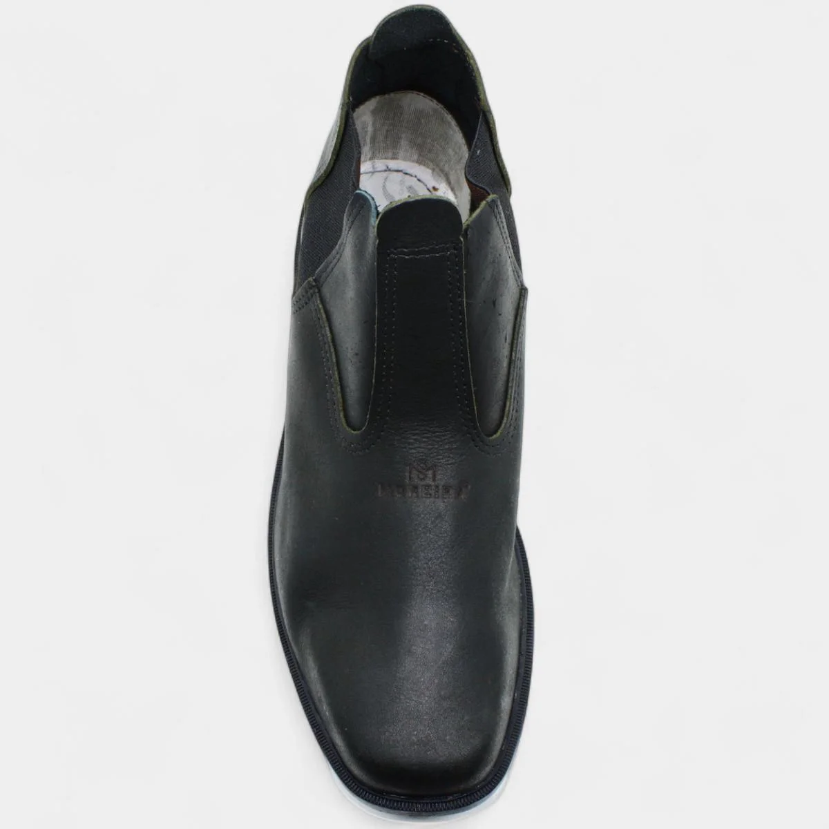 Botina Couro Moreira Mateira Combate Masculina - Preto Preto 3