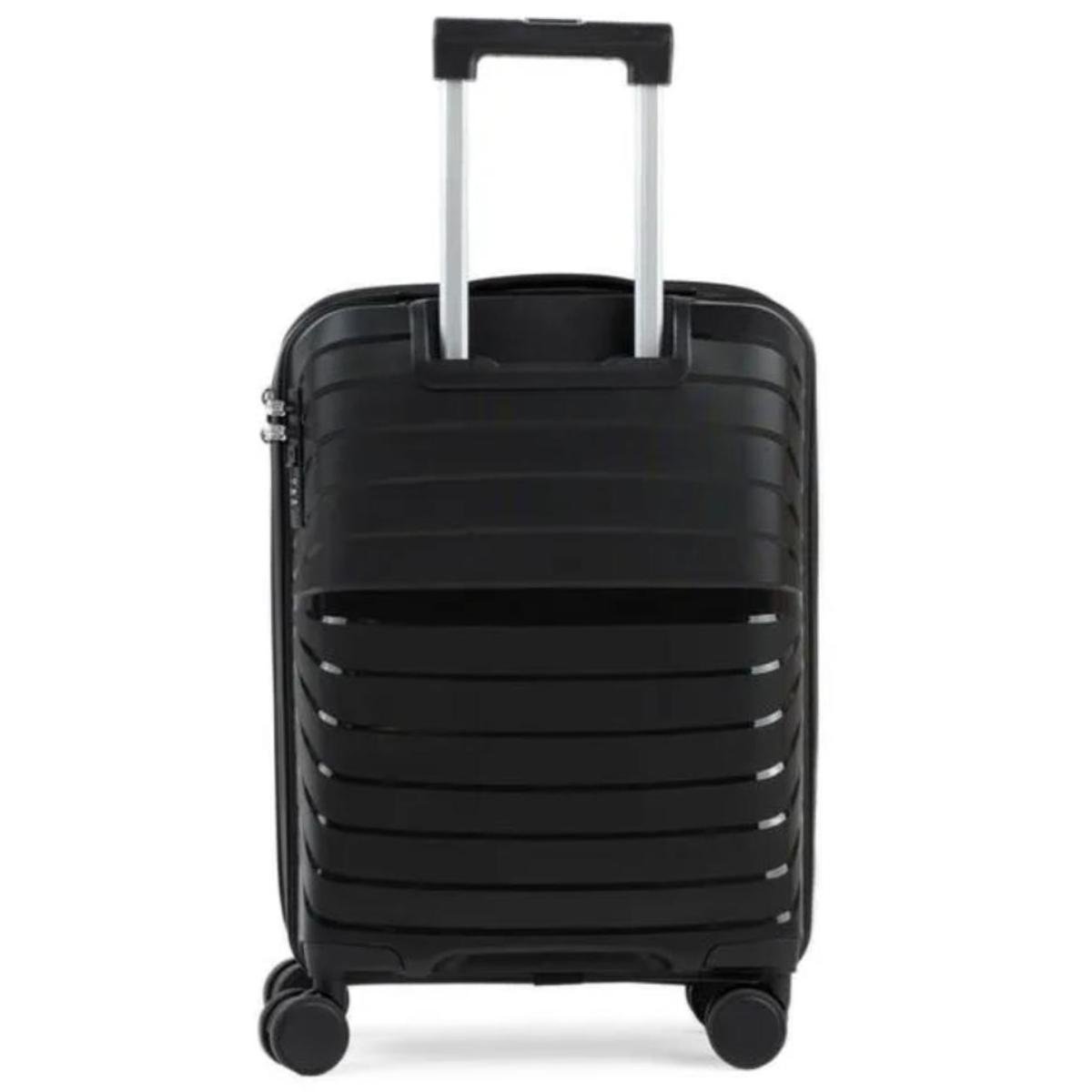 Mala de Viagem Bagaggio Rover 20 Polegadas - Preto Preto 4