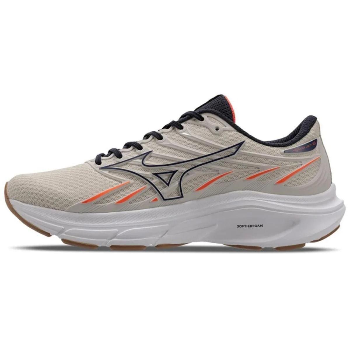 Tênis de Corrida Masculino Mizuno Jet 8 - Bege