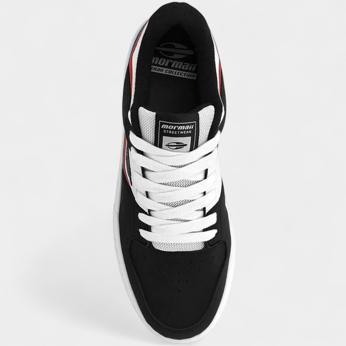 Tênis Infantil Mormaii Urban Joaca Menino - Branco e Vermelho Branco/Preto 3