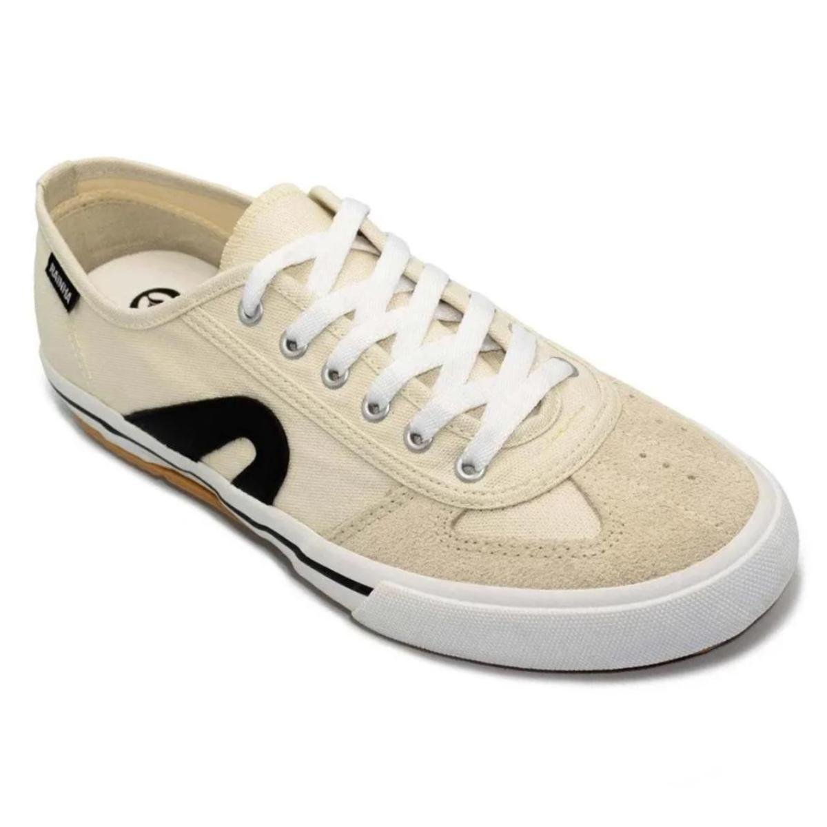 Tênis Rainha VL 2500 - Bege e Preto