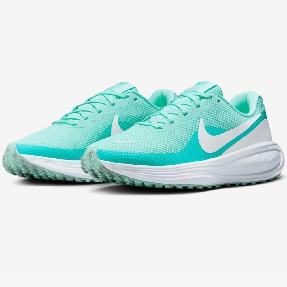 Tênis Nike Revolution 8 Feminino - Verde e Branco