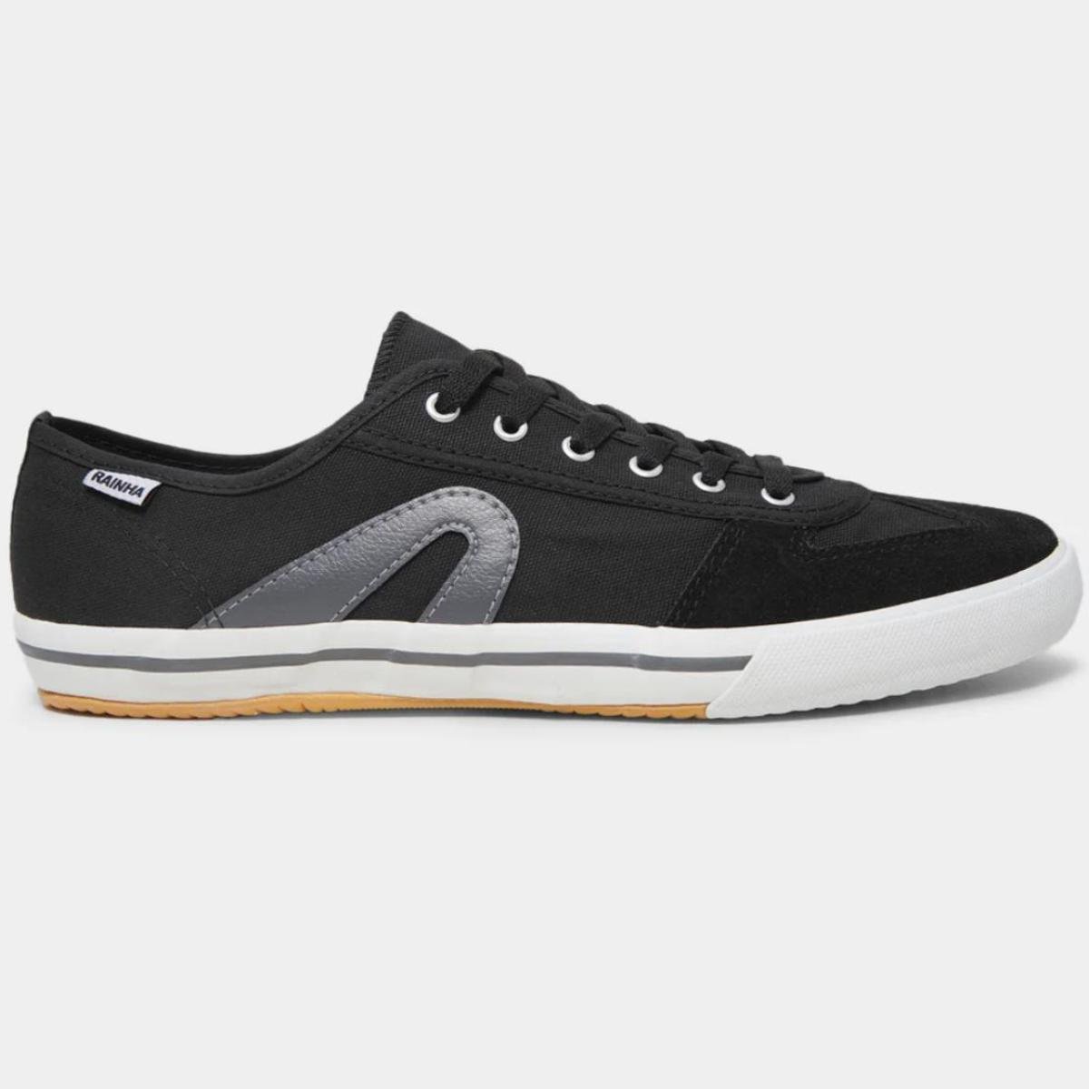 Tênis Rainha Vl 2500 Unissex - Preto e Cinza Preto/Cinza 2