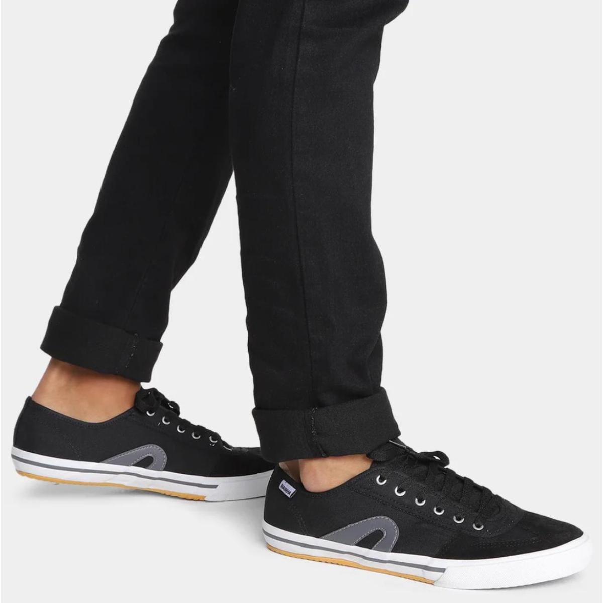 Tênis Rainha Vl 2500 Unissex - Preto e Cinza Preto/Cinza 6