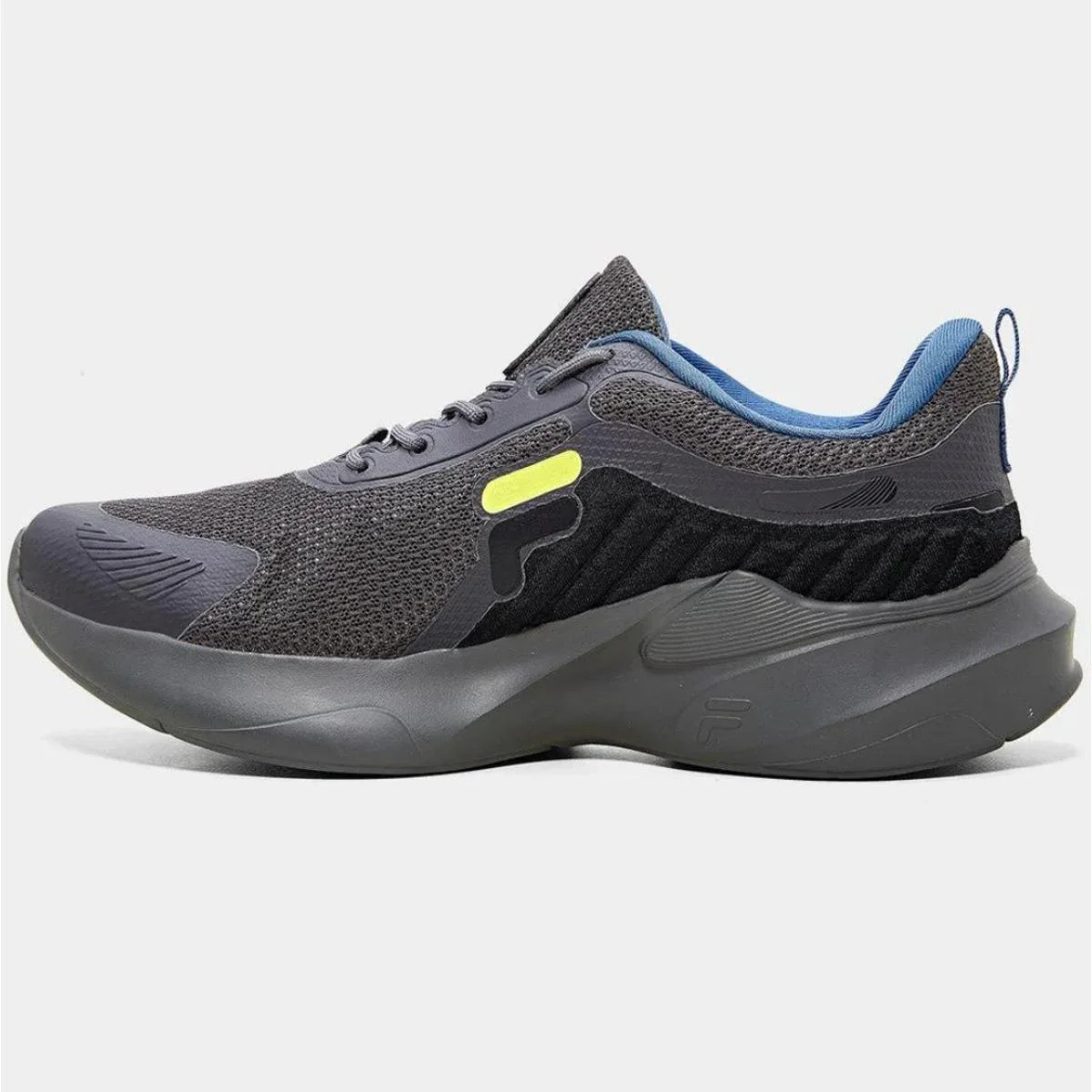 Tênis Fila Progress Lite Masculino - Grafite e Preto Grafite/Preto 4