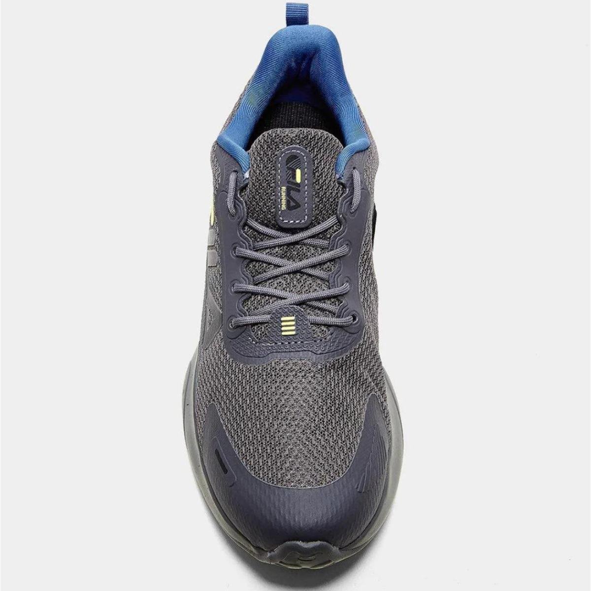 Tênis Fila Progress Lite Masculino - Grafite e Preto Grafite/Preto 3