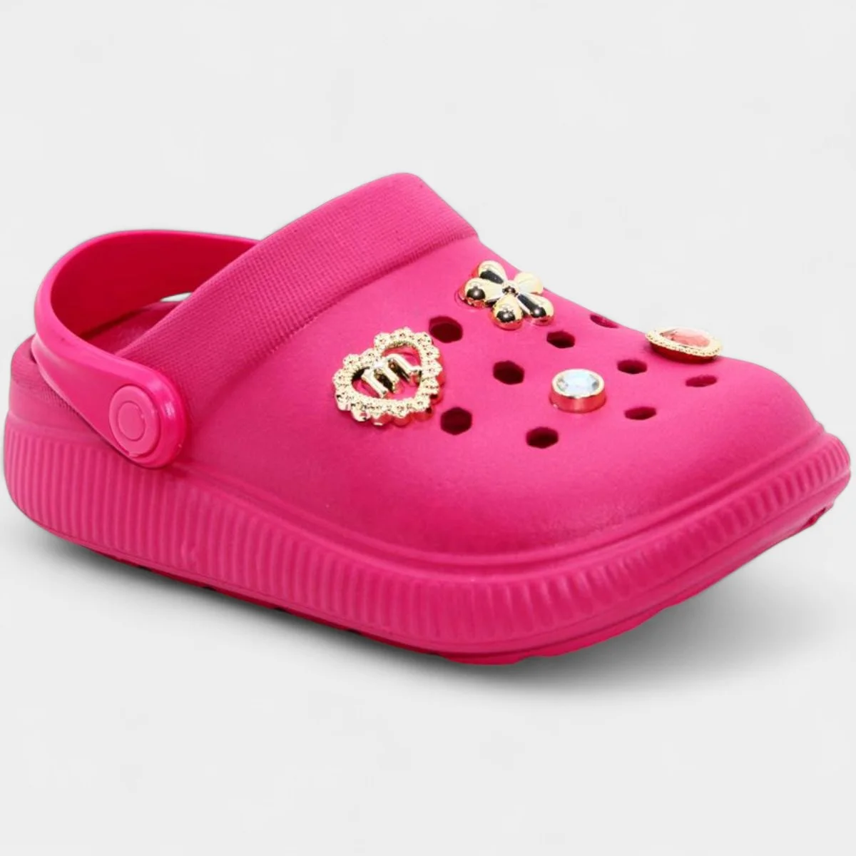 Babuche Infantil Molekinha Pins Menina - Pink