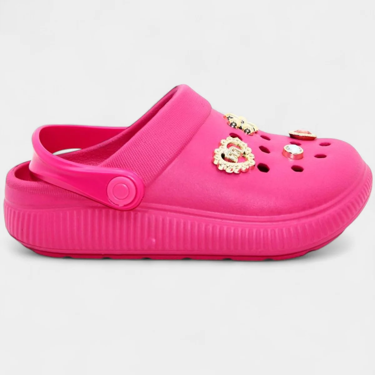 Babuche Infantil Molekinha Pins Menina - Pink Rosa 2