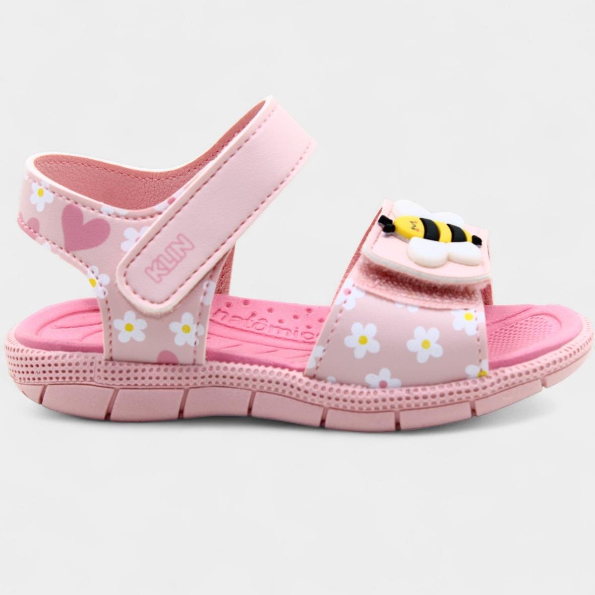 Papete Infantil Klin Tic Tac Abelha Casual Baby - Rosa Rosa 2