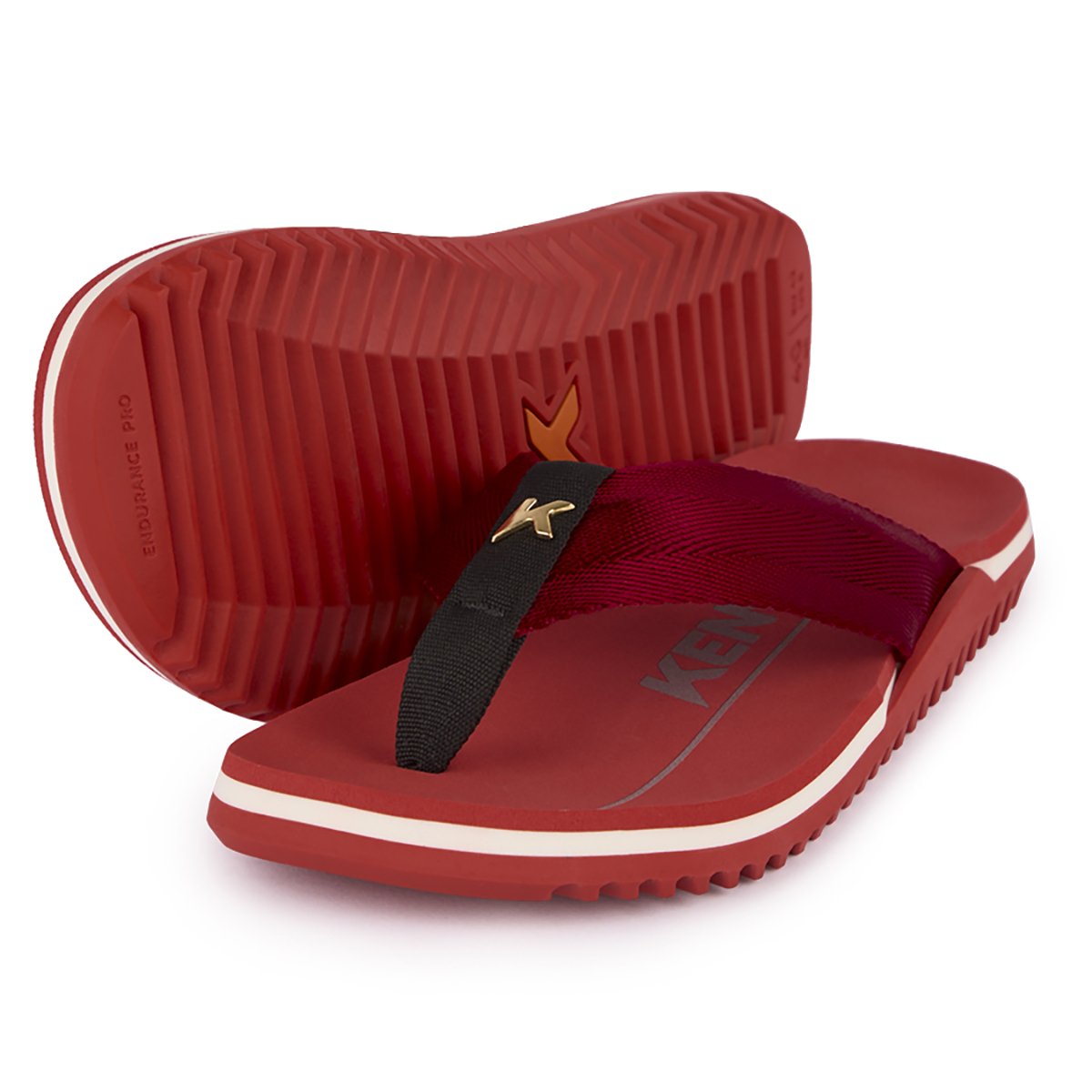 Chinelo Kenner Nk6 Pro Colors Masculino - Vermelho