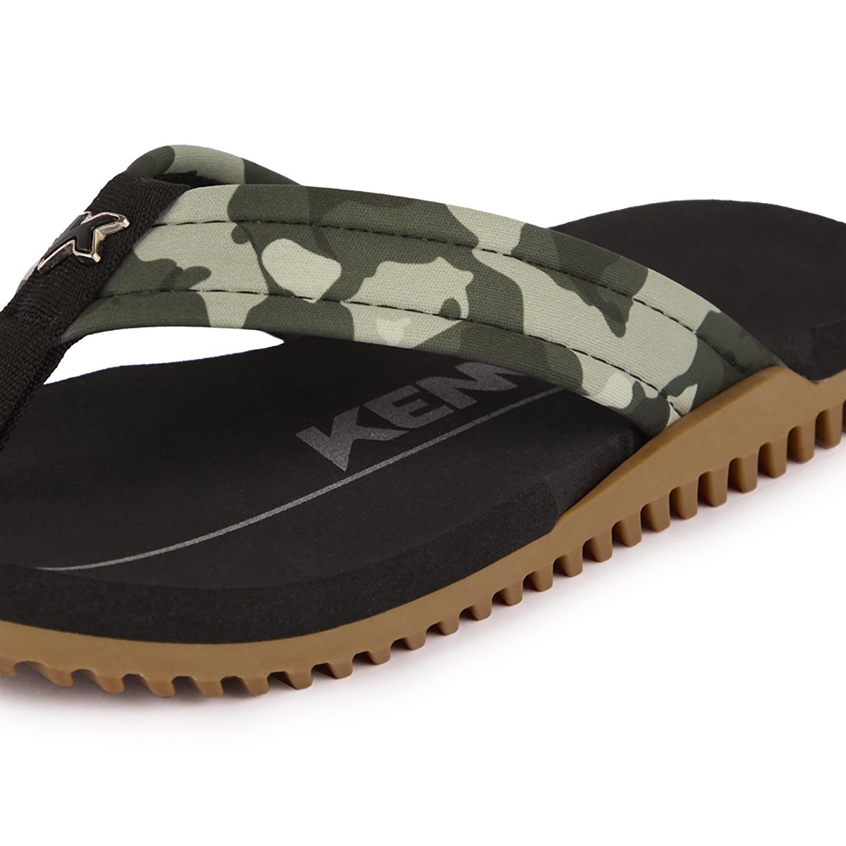 Chinelo Kenner Nk6 Pro Army Camuflado Masculino - Preto Preto 4