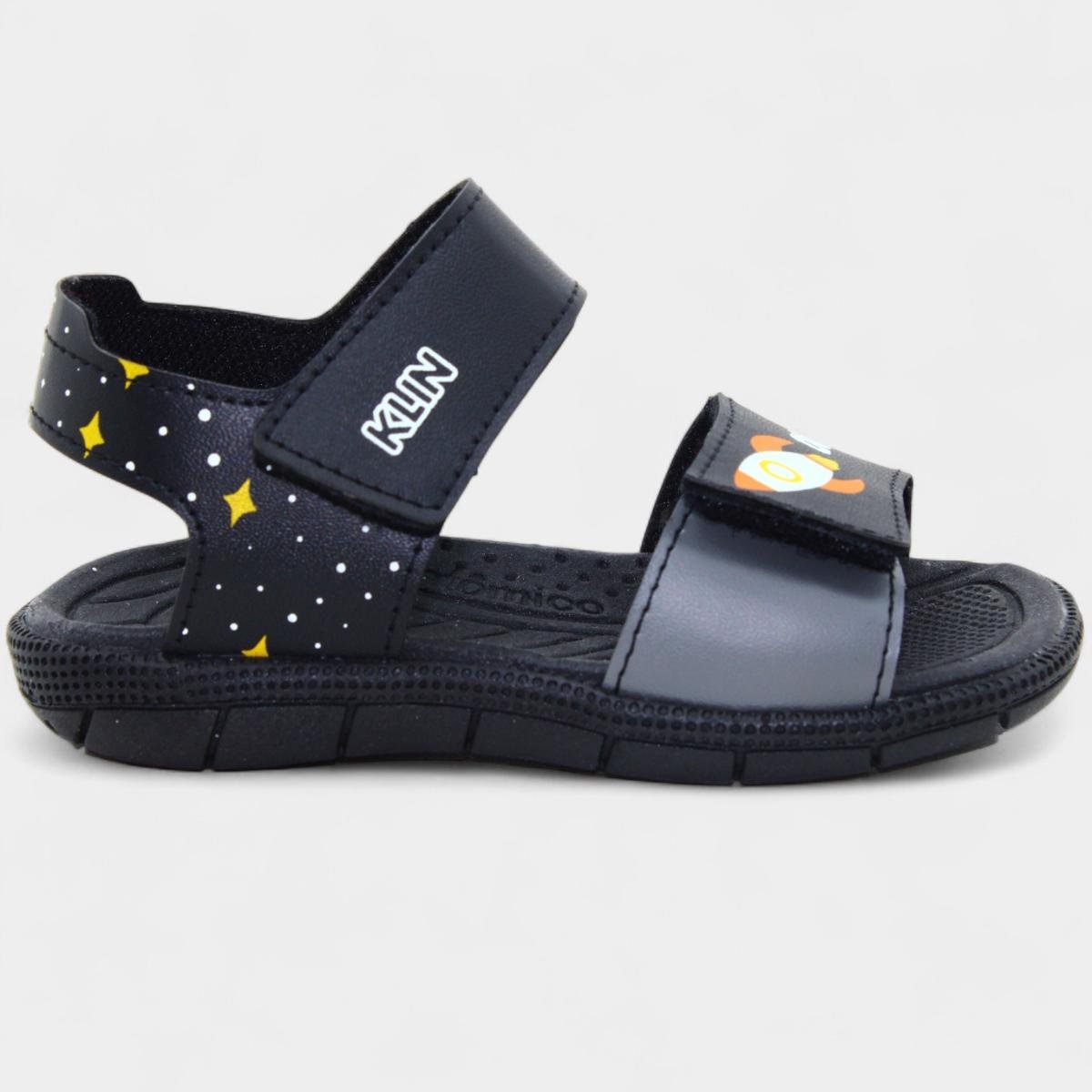 Papete Infantil Klin Tic Tac Foguete Casual Baby - Preto Preto 2