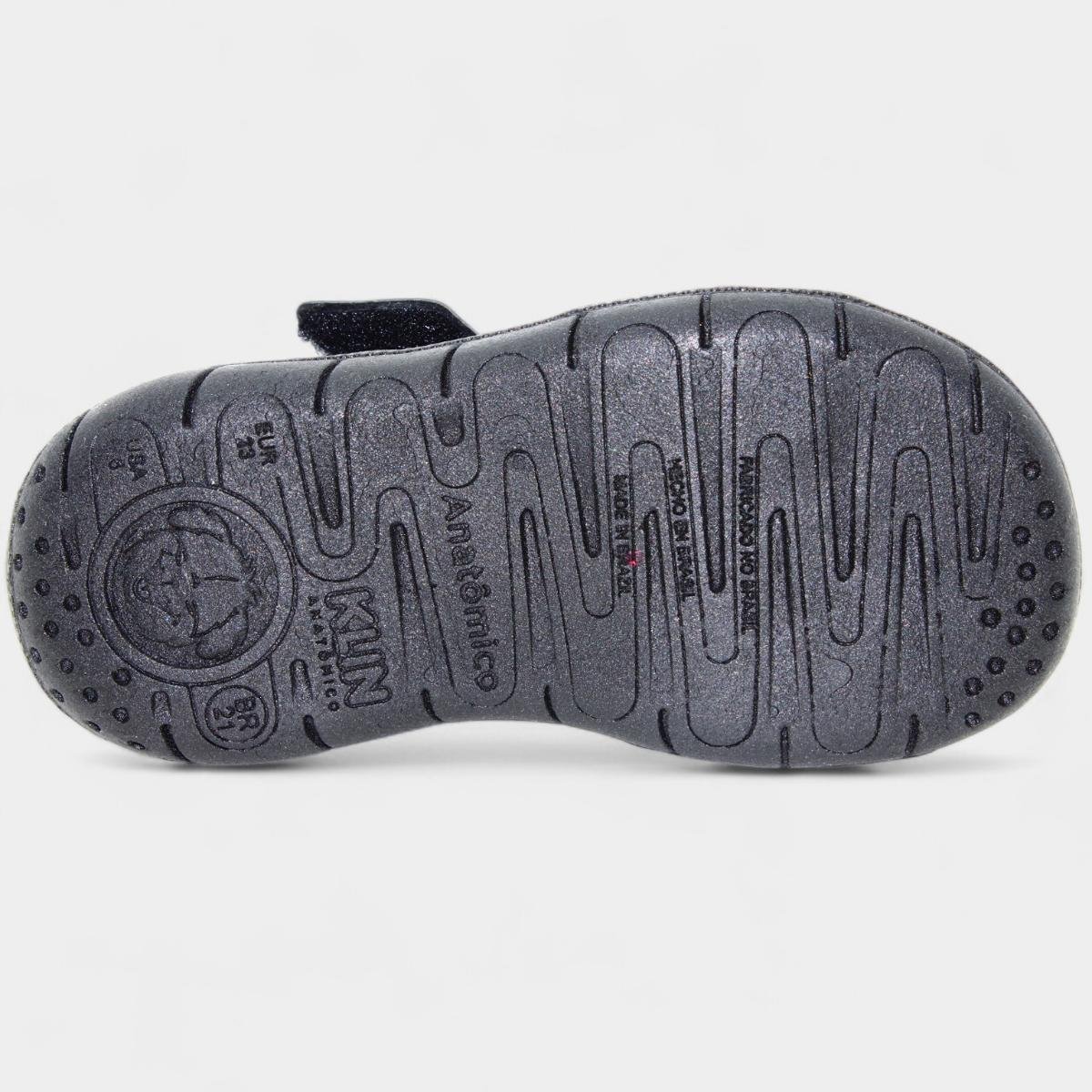 Papete Infantil Klin Tic Tac Foguete Casual Baby - Preto Preto 5