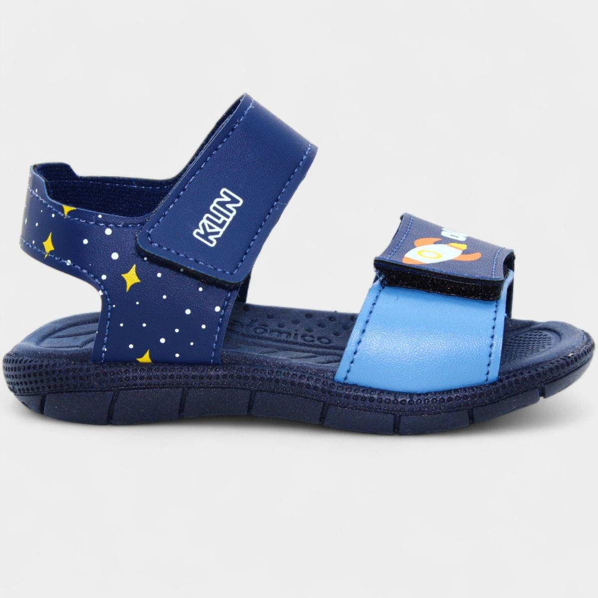 Papete Infantil Klin Tic Tac Foguete Casual Baby - Marinho Azul Marinho 2