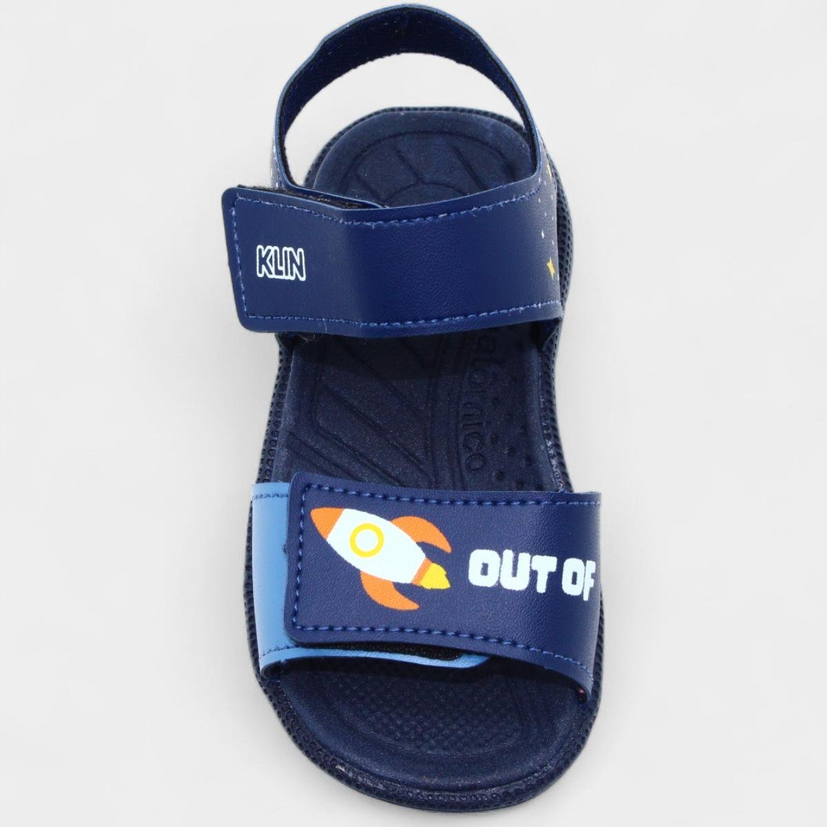 Papete Infantil Klin Tic Tac Foguete Casual Baby - Marinho Azul Marinho 3