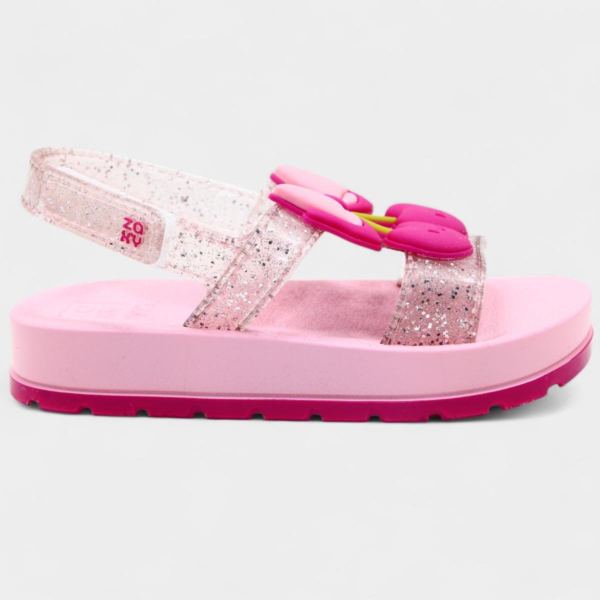 Sandália Infantil Zaxynina Cherry Menina - Rosa Rosa 2