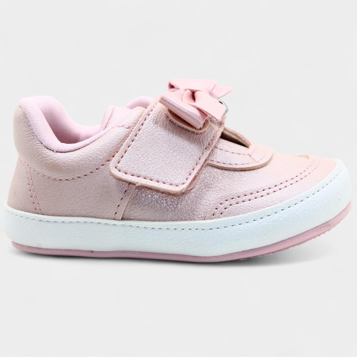 Tênis Infantil Klin Laço Menina - Rosa Rosa 2