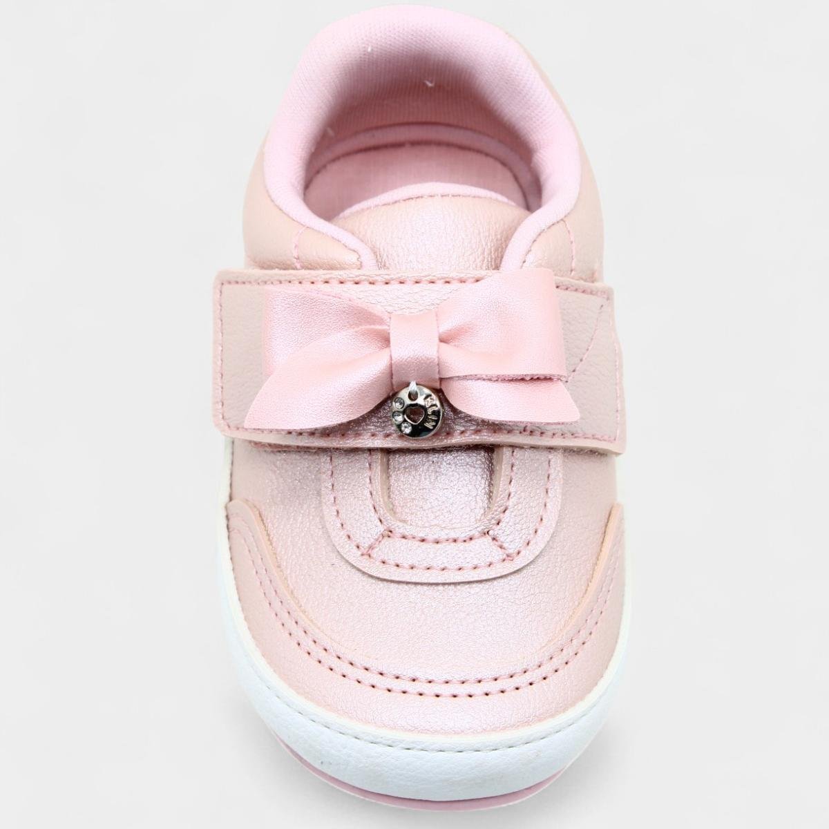Tênis Infantil Klin Laço Menina - Rosa Rosa 3