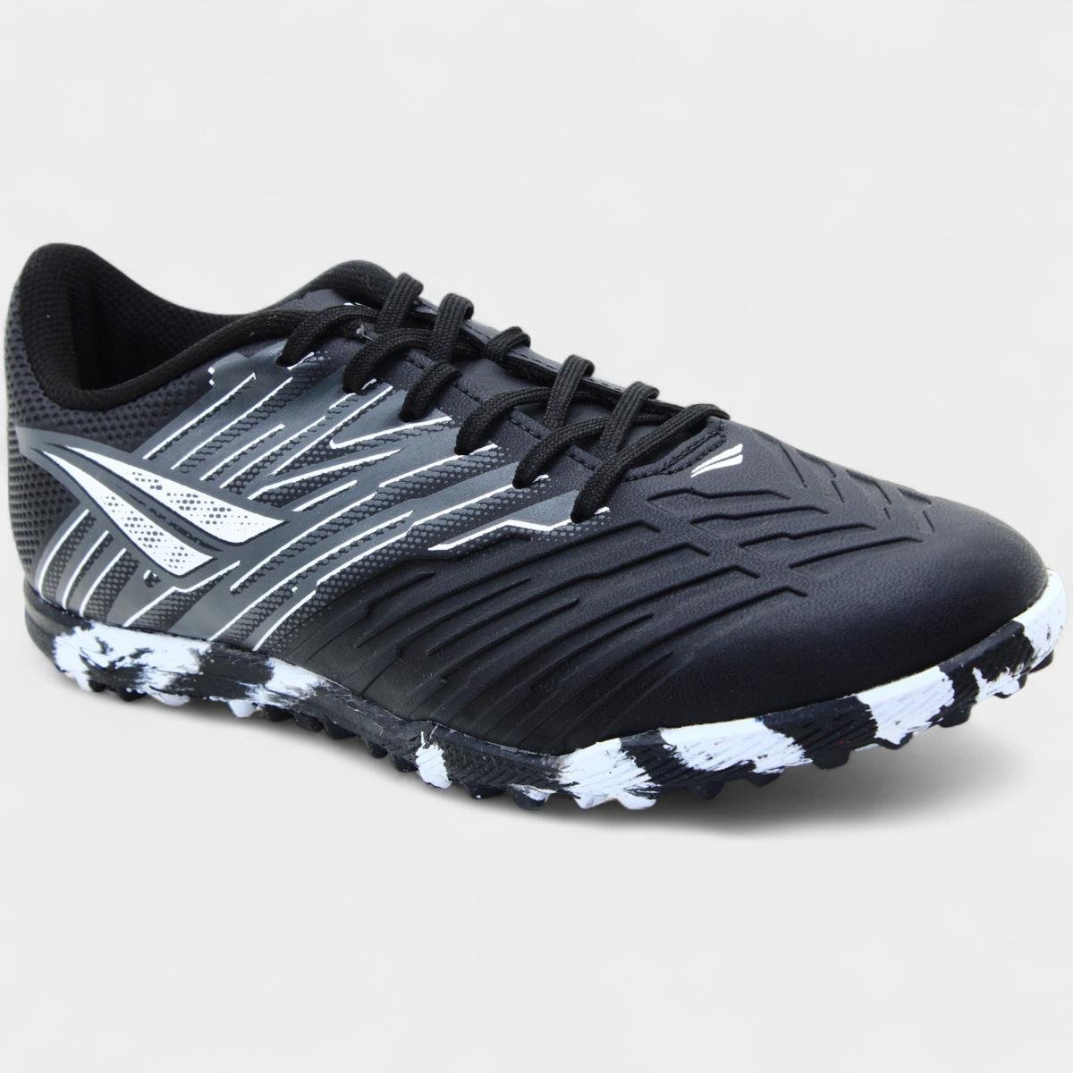 Chuteira Society Penalty Furia Y4 Masculino - Preto e Branco