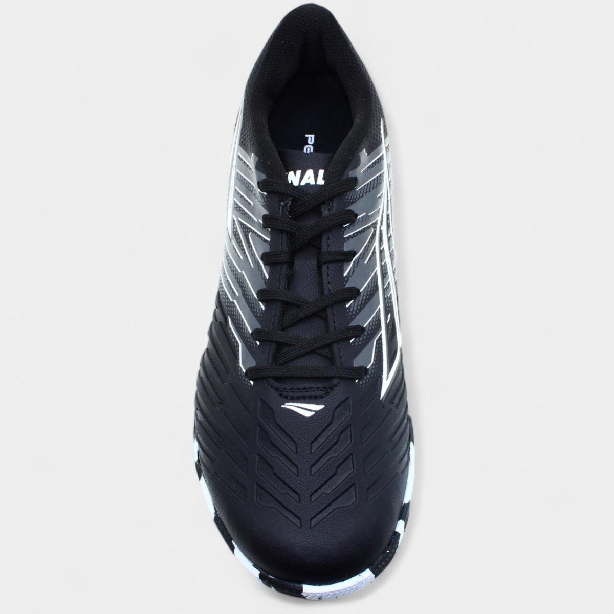 Chuteira Society Penalty Furia Y4 Masculino - Preto e Branco Preto/Branco 3