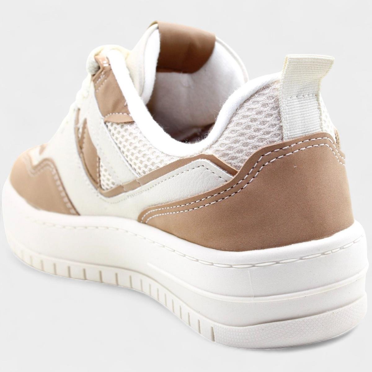 Tênis Vizzano Básico Feminino - Bege e Marrom Bege/Marrom 4