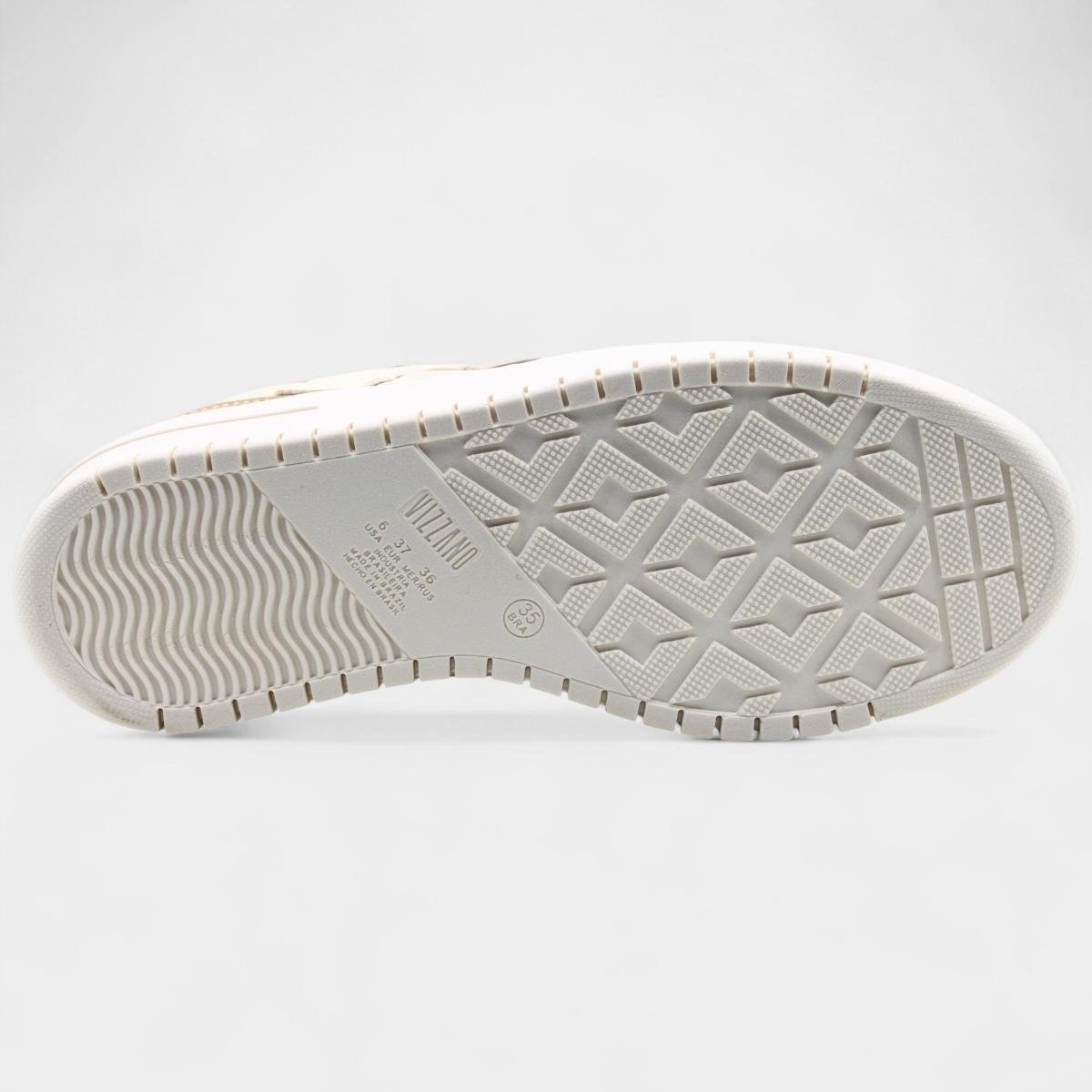 Tênis Vizzano Básico Feminino - Bege e Marrom Bege/Marrom 5