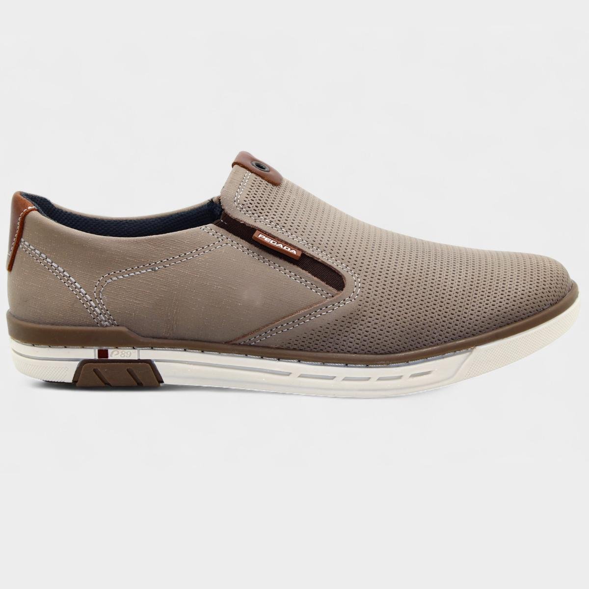 Mocassim Couro Pegada Rustic Masculino - Marrom Marrom 2