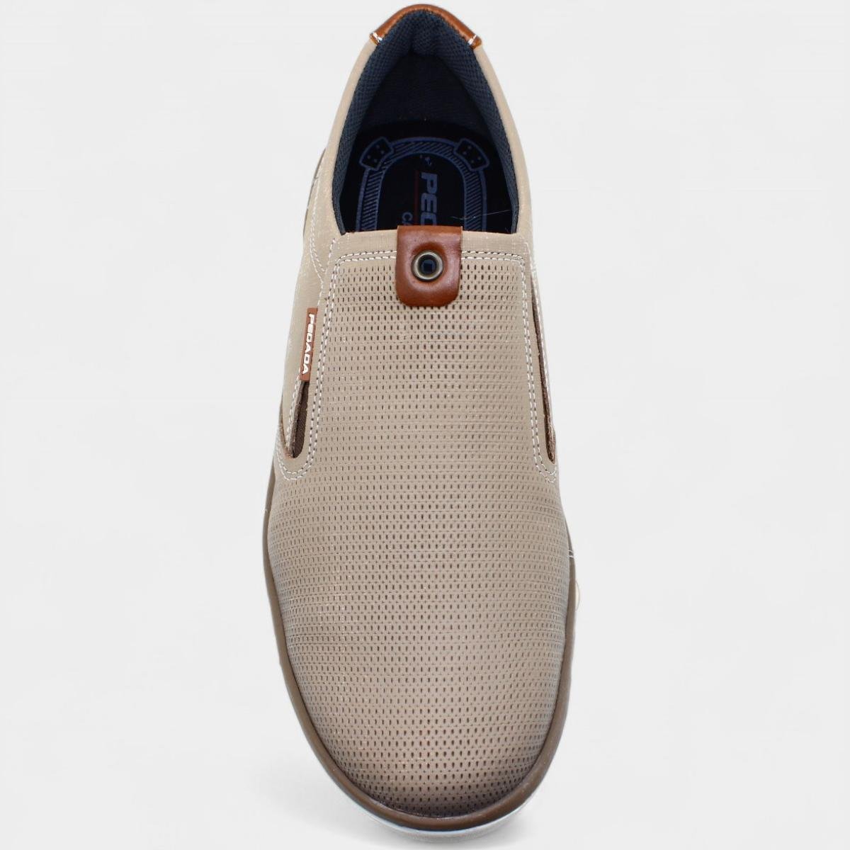 Mocassim Couro Pegada Rustic Masculino - Marrom Marrom 3