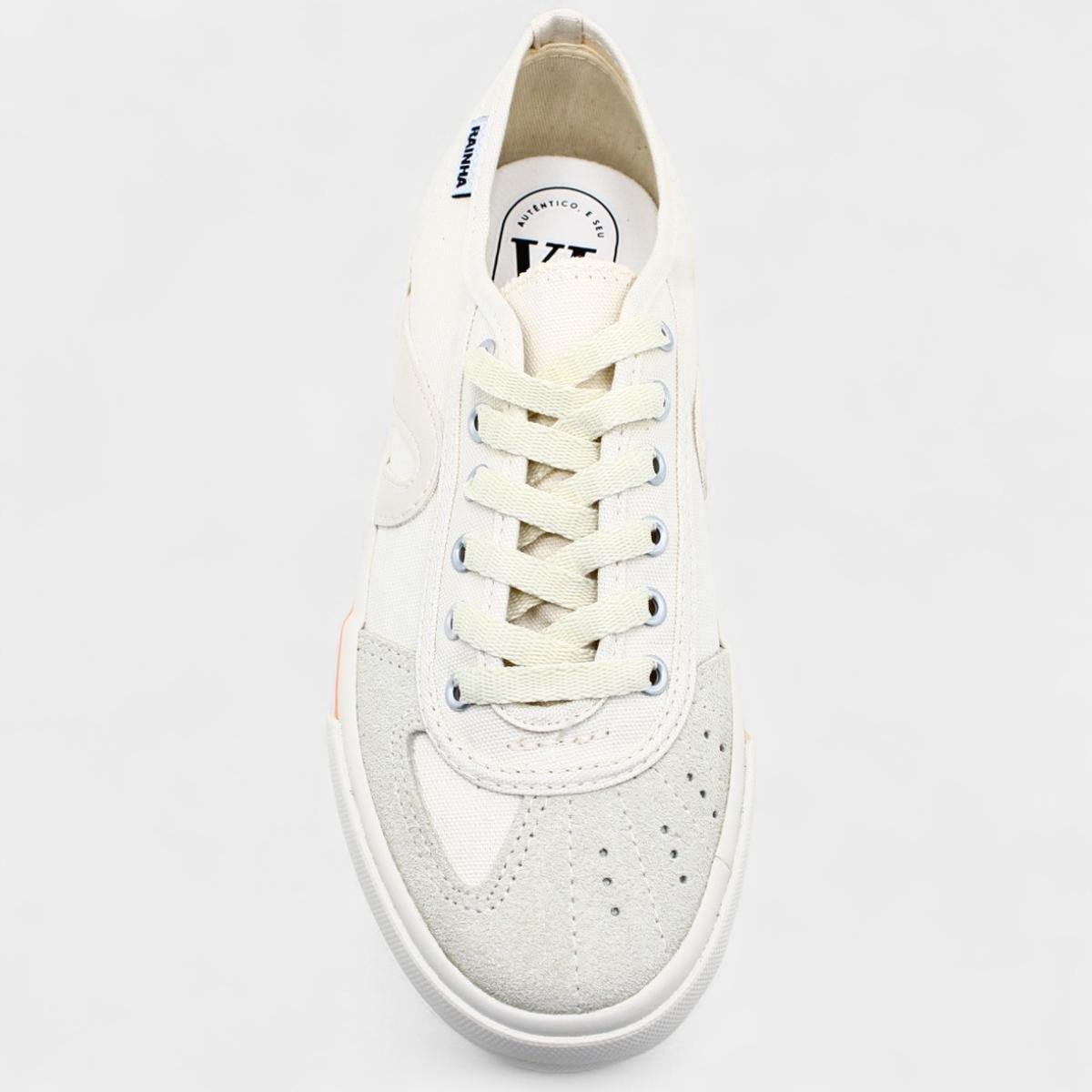 Tênis Rainha VL 2500 - Bege e Laranja Bege/Laranja 3