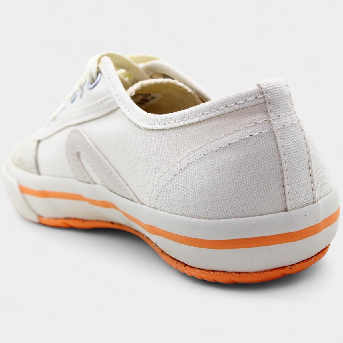 Tênis Rainha VL 2500 - Bege e Laranja Bege/Laranja 4