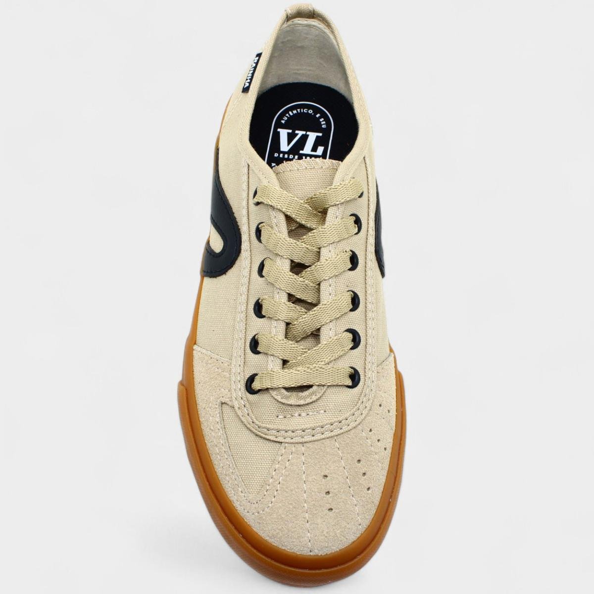 Tênis Rainha VL 2500 - Creme e Preto Creme/Preto 3