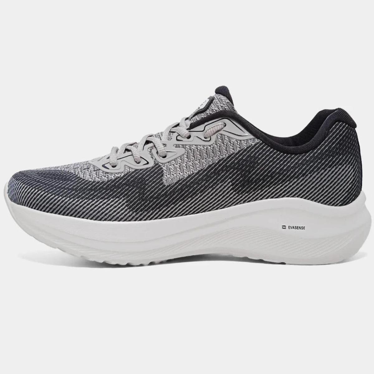 Tênis Olympikus Sagaz Masculino - Prata e Preto Prata/Preto 4