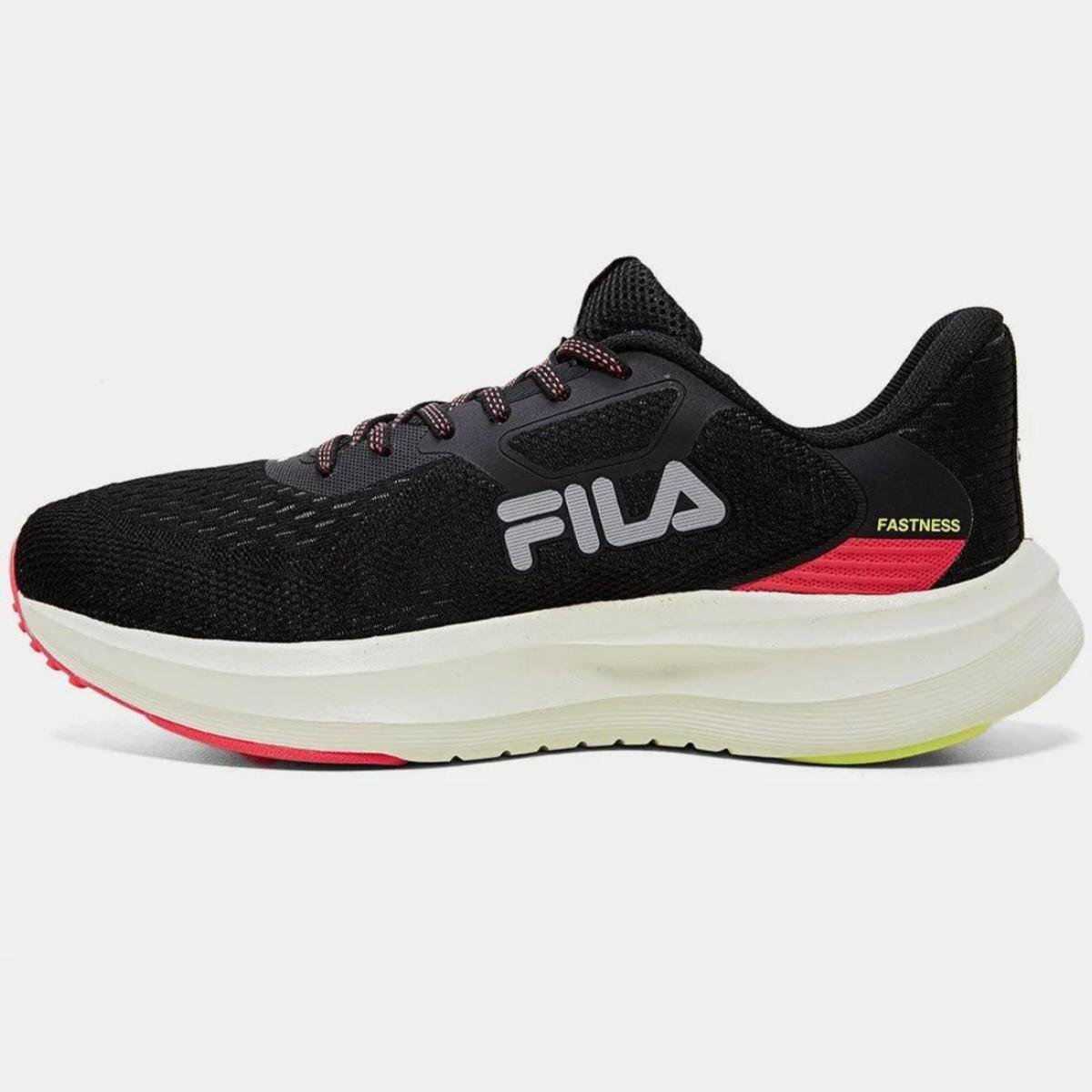 Tênis Fila Fastness Feminino - Preto e Verde Limão Preto 4
