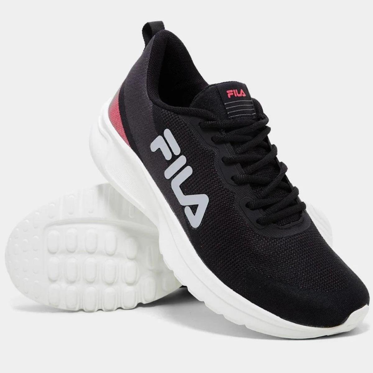 Tênis Fila Vector Feminino - Preto e Grafite Preto/Grafite 2