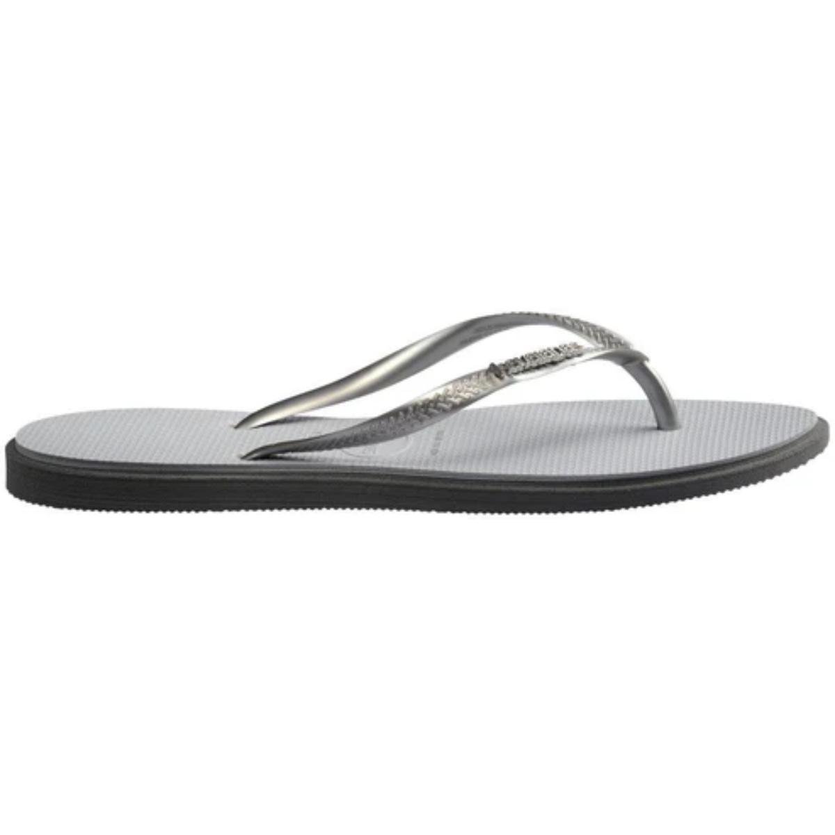 Chinelo Havaianas Slim Point Feminino - Cinza Cinza 3
