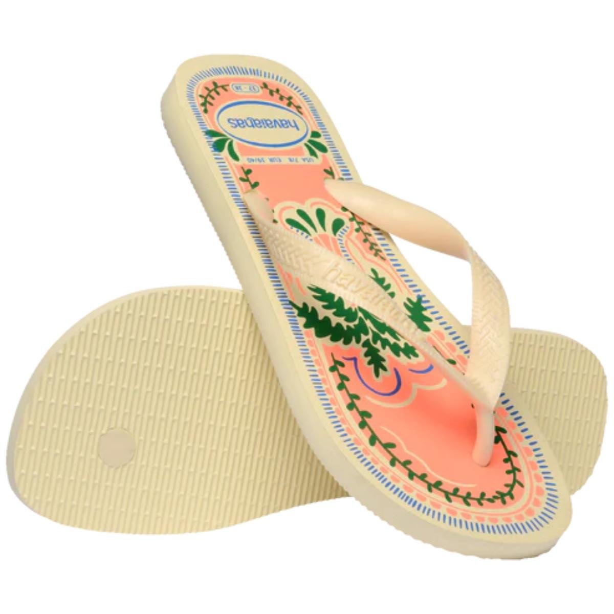 Chinelo Havaianas Top Summer Vibes Feminino - Creme Creme 4