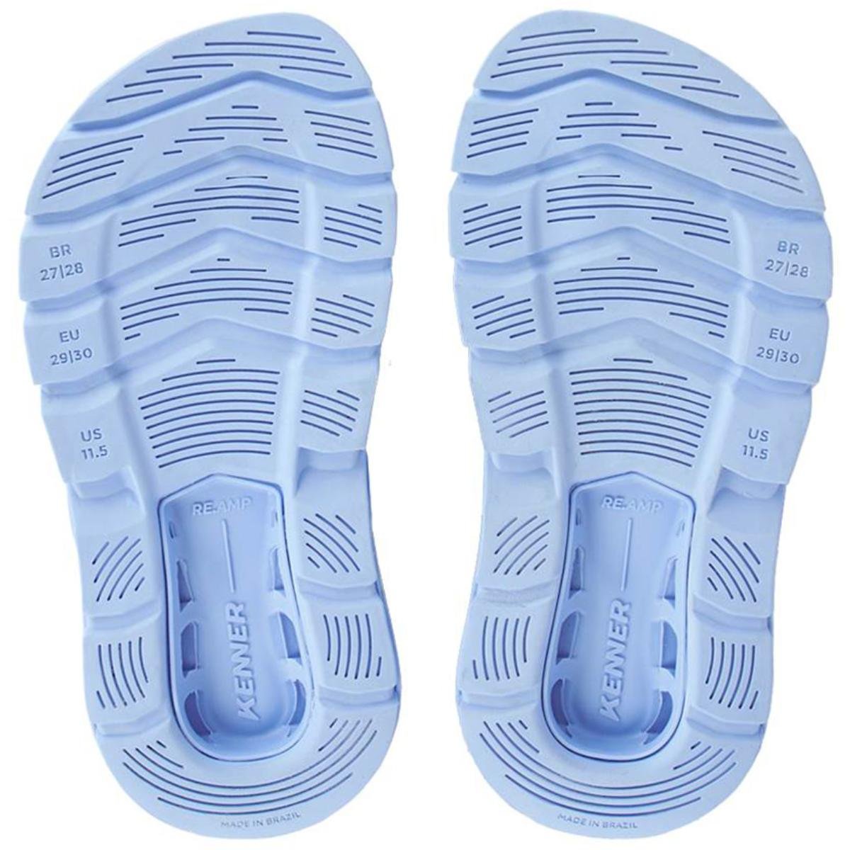 Chinelo Infantil Kenner Rakka Kids - Azul Azul 5