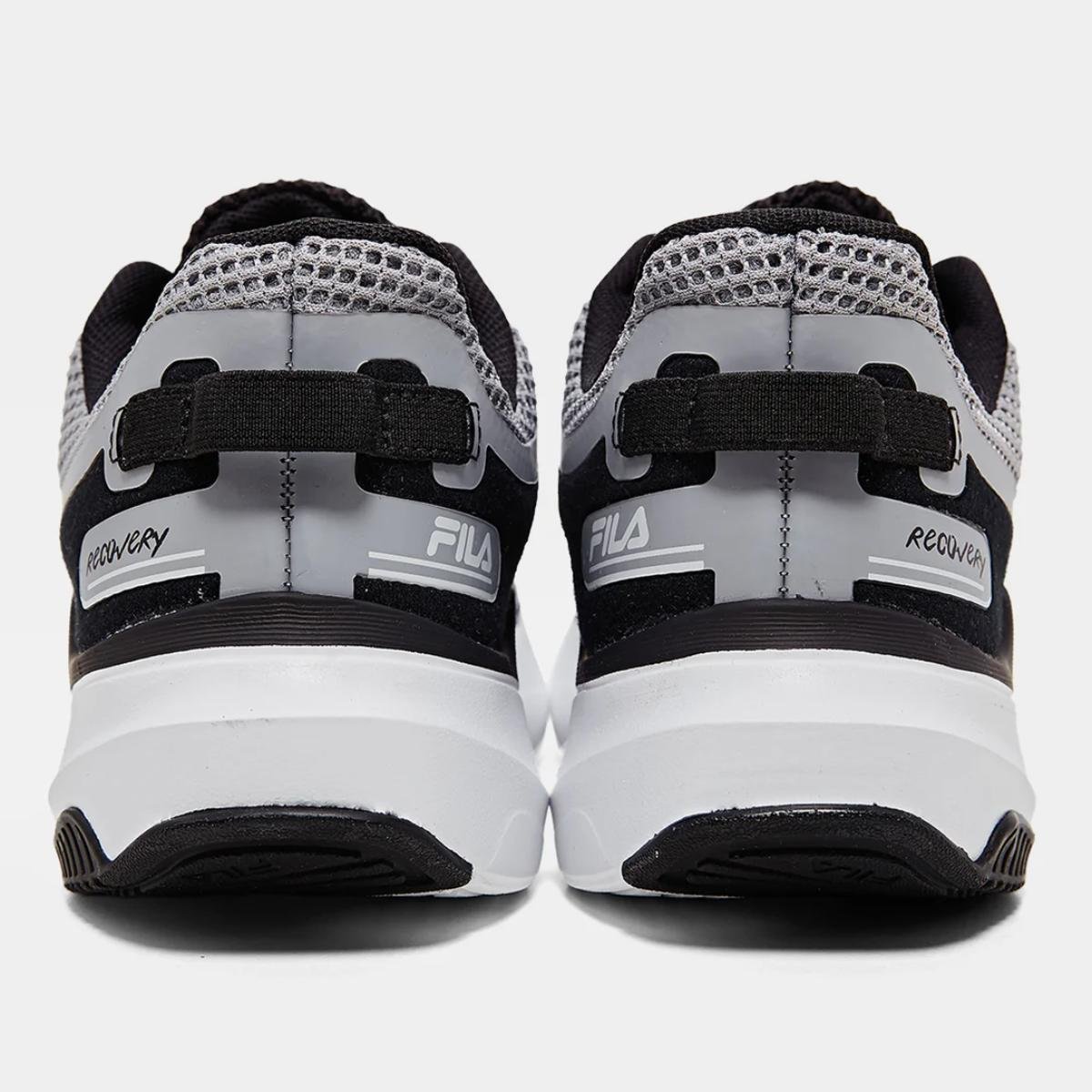 Tênis Fila Recovery Masculino - Cinza e Preto Cinza/Preto 4
